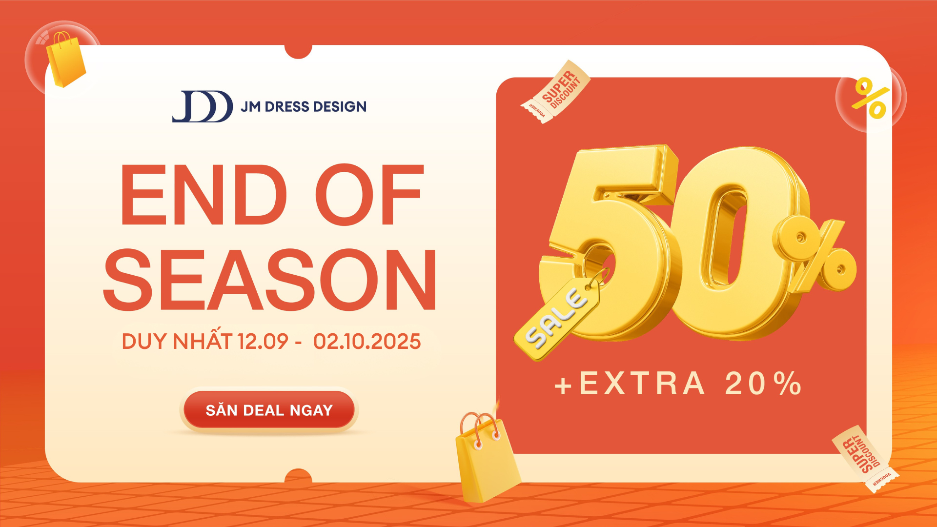 𝐄𝐍𝐃 𝐎𝐅 𝐒𝐄𝐀𝐒𝐎𝐍 𝐒𝐀𝐋𝐄 | SALE UPTO 50%++ - DEAL KHỦNG NHẤT THÁNG